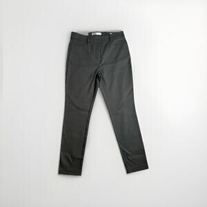 Loft The Sutton Skinny Curvy Pants Womens Size 4P Black NWT Business Workwear